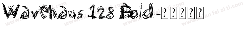 Wavehaus 128 Bold字体转换
